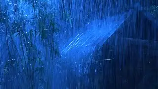 Powerful Night Rainstorm on Rickety Tin Roof with Thunder &ndash; Perfect for Deep & Fast Sleep
