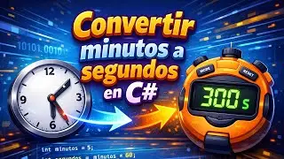 Convertir minutos a segundos en C#