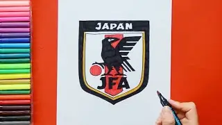 How to draw Japan National Football Team Logo