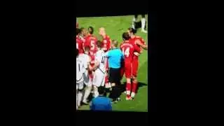 Ashley Williams & Andy Carroll brawl
