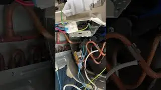 Fixing F1 code in AUX mini split (TCL, Midea): open the outdoor unit and check compressor wiring
