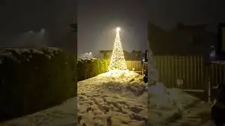 Ignite Fairybell Flagpole Christmas LED Tree
