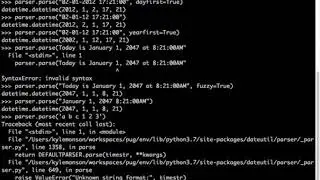 Python Dateutil Library - Feb 8, 2019