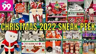 ⛄️🎅🏼99 Cent Store Shop w/me🎄🎅🏼CHRISTMAS 2022 SNEAK PEEK 🎄⛄️ 99 Cent Store Shopping