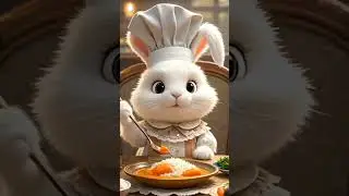|Baby shark| #rabbit's chef #cartoon chaos #cartoon #viralvideo