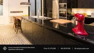 Renovated 4-bed apartment in Eixample, Barcelona / REF: BCN1358