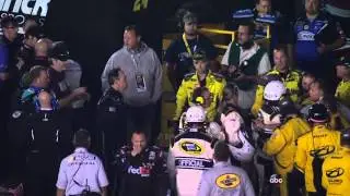 Tempers flare Matt Kennseth, Brad Keselowski, Denny Hamlin.