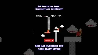 super mario bros hard challenge world 8-1 #mario #mariobros #supermariobros