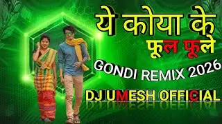 ये कोया के फूल फुले Ye koya ke fool foole  Dj Umesh Official Gondi Remix2026