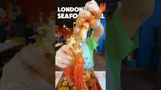 Best seafood boil in London 🦀 Angry Crab Shack#londonfood #londonrestaurants #london #seafoodboil