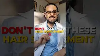 Don't ✖️ Take These Hair Supplements 😨 #haircare #hairsupplements #shortsvideo