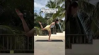 Working out on vacation is my fave flex #fitness #pilates #yoga #barre