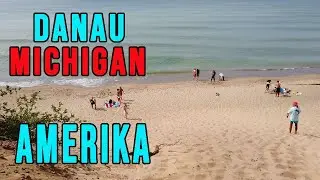 TIDAK BANYAK YANG BERMAIN DI  DANAU MICHIGAN AMERIKA