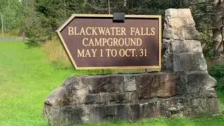 Blackwater Falls Campground in WV driving tour.👍🏻