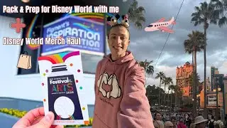 Pack & Prep With Me for Disney World 🧳✨ + Disney Merch Haul 🏰🛍️