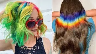 Amazing Rainbow Hairstyles | Colorful Hair Ideas That Are So Cool