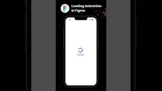 Loading animation in figma | loading wheel #viral #figma #animation #figmadesign #easy #loading