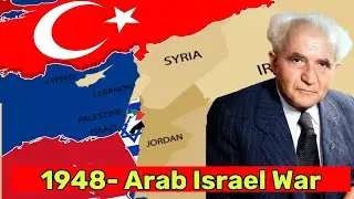 1948 год &mdash; карта арабо-израильской войны с пояснениями