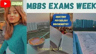 MBBS 1ST PROF EXAMS VLOG (stressed week) | ADESH MEDICAL COLLEGE | SUHANA