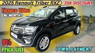 Renault Triber RXZ Finance Details ✅ Down Payment & EMI ❤️ Discounts 🔥 Low Rate Of Interest