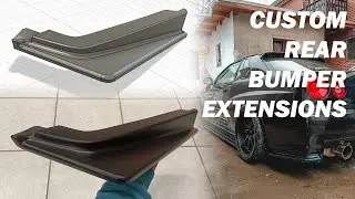 Custom 3D printed R34 GTR rear bumper extensions | Photogrammetry fail