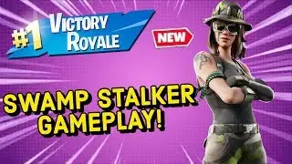 SWAMP STALKER Skin Gameplay In Fortnite!