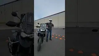 Avoiding an obstacle on your motorcycle. #bikelife #motorcycle #tiger900gt #msf #brc #newrider