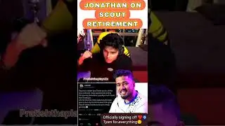Jonathan Reaction On Scoutop Retirement #jonathan #scout#bgmi #bgmishorts #trending #shorts