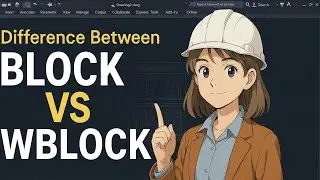 BLOCK vs WBLOCK in AutoCAD 🔍 | What's the Difference? | AutoCAD by Mohani (Beginner Friendly)