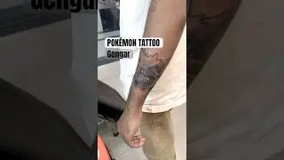 GENGAR | POK&Eacute;MON TATTOO | #pokemon #gengar #tattoo #anime #aura #fyp #shorts #subscribe #artist