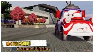 Cars 2 The Video Game | Mater Kabuki - Battle Race | Terminal Sprint 2 Laps