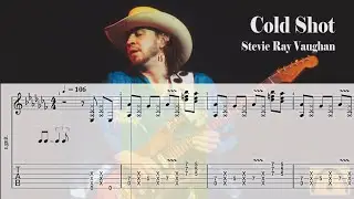 Cold Shot - Stevie Ray Vaughan | Backing Track | Guitar Tab