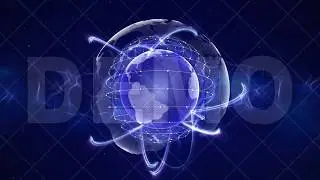 |LINKS IN THE DESCRIPTION| 2 Earth, Connection Network Concept Animation, Background, Loop, 4k