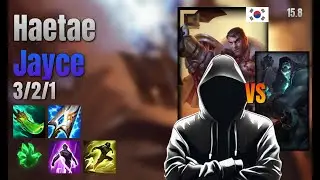 Haetae Top Jayce vs Yorick lol KR solo rank Full Game 15.8 | 해태 제이스 vs 요릭