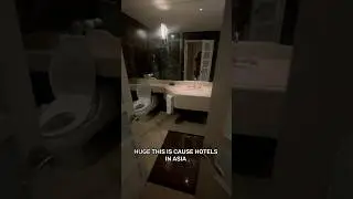 This room is MASSIVE for hotels in Korea 😍