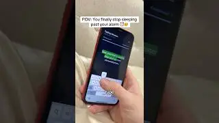 I found the hack 👀‼️ #alarm #school #college #grwm #app #funny #shorts