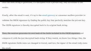 What is DomainKeys Identified Mail DKIM?