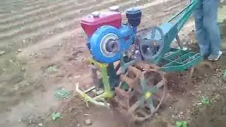 Mini tiller hand made very useful in agricultural purposes within the small Lands