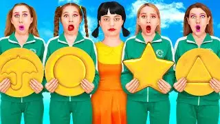 Игра в Кальмара 2 в Реальной Жизни Челлендж | Попробуйте Выиграть в Игру в Кальмара от HAHANOM