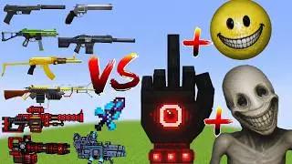 Which Tacz Gun is the strongest against VERITY and Nether Gauntlet in minecraft?