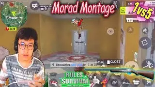 1vs5 Easy!!Morad Random kill  Highlight||Rules Of Survival 2019, MORAD king oy solo : Ep127
