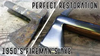 Perfect Restoration of a Rusty 1950's Fireman's Axe