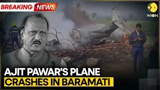 Ajit Pawar Plane Crash: Accident While Attempting to Land in Baramati | WION BREAKING