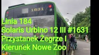 MPK Poznań - Linia 184 - Solaris Urbino 12 III #1631