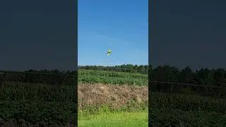 Plane goes down in field #crash #plane #disaster #planecrash #cropdusting #cropduster