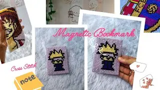 Can we have our own Magnetic Bookmark?? 🤔 Cross stitch || Yarn Bookmark
