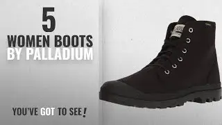 Top 10 Palladium Women Boots [2018]: Palladium Boots Pampa Hi Originale, Color: Black/Black, Size: