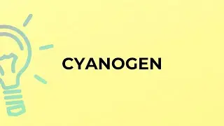 What is the meaning of the word CYANOGEN?