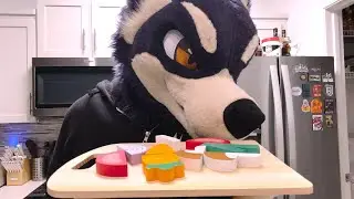 Furry ASMR ✨ 🥕 Choppin' Veggies with Max 🥕✨  (wood sounds, tapping)