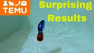 Temu Fishing Lures Underwater Testing